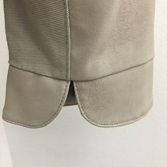 Moto Style Cropped Jacket 3/4 Sleeve - Picture 6 of 11